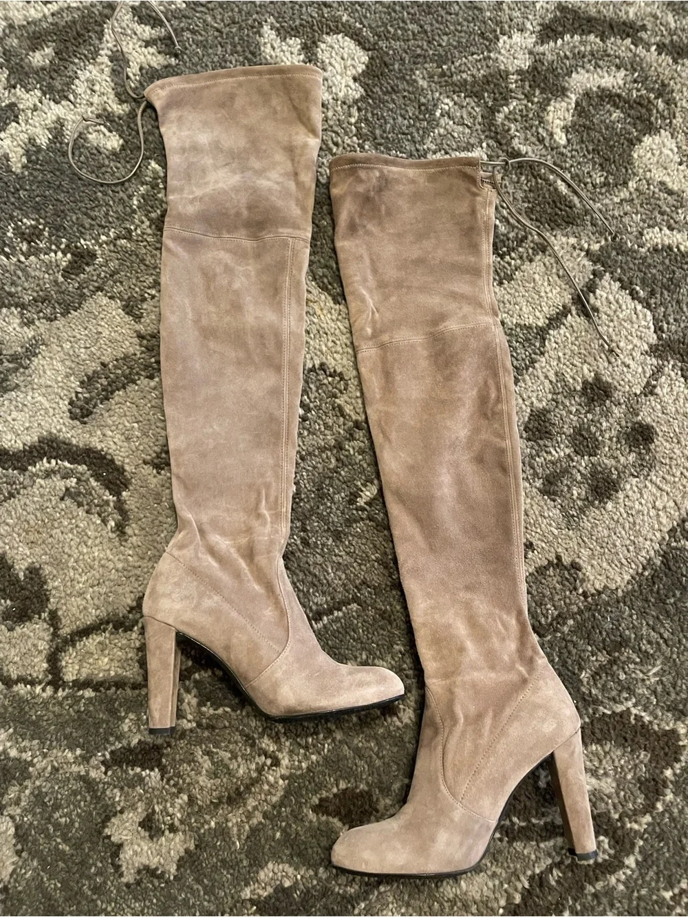 Stuart Weitzman Thigh High Suede Boots 6M